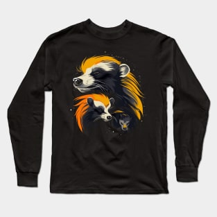 Honey Badger Fathers Day Long Sleeve T-Shirt